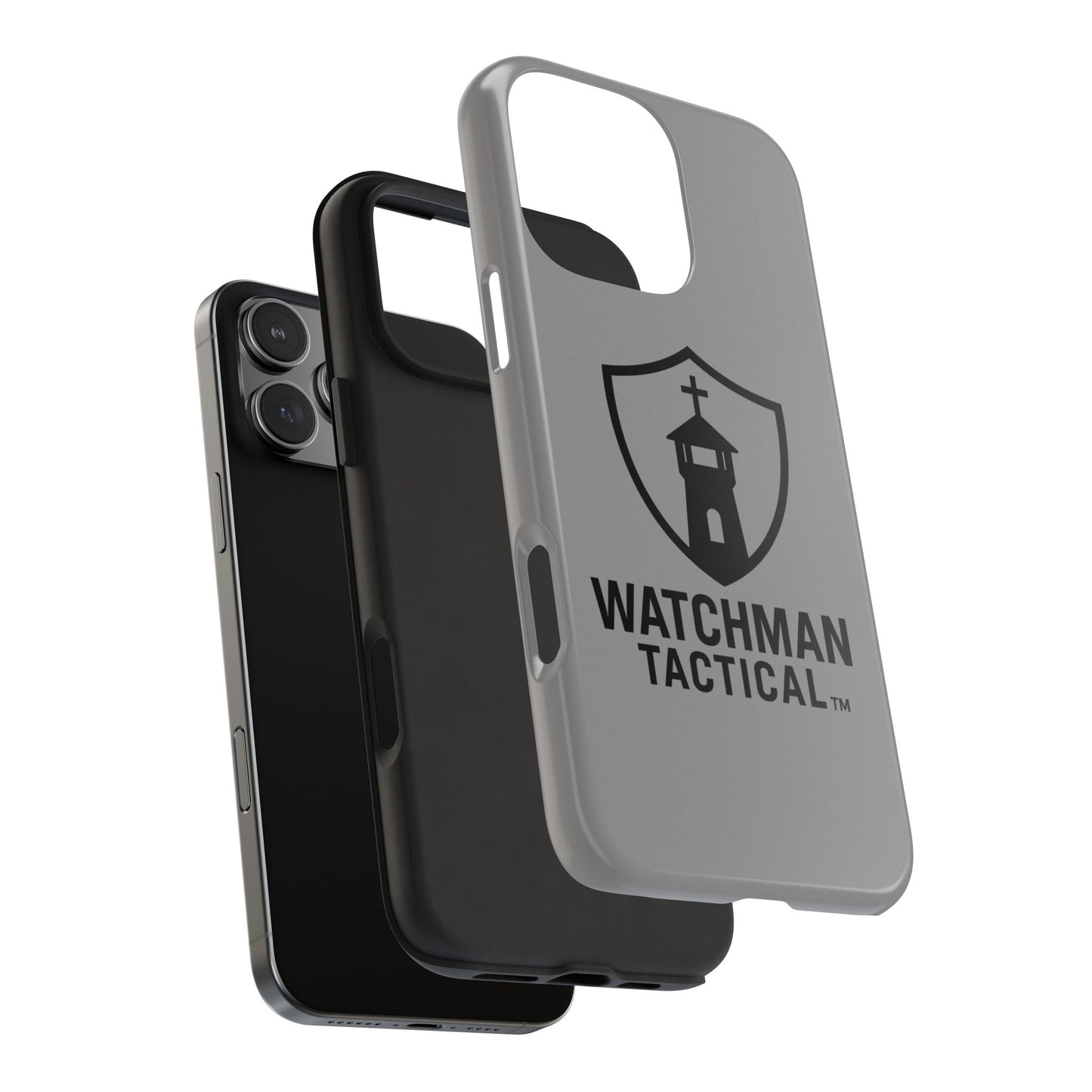 Watchman Tactical Phone Case — Rugged Protective Case with Shield & Lighthouse Logo