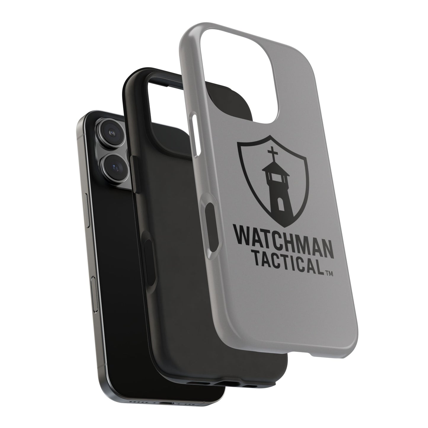 Watchman Tactical Phone Case — Rugged Protective Case with Shield & Lighthouse Logo