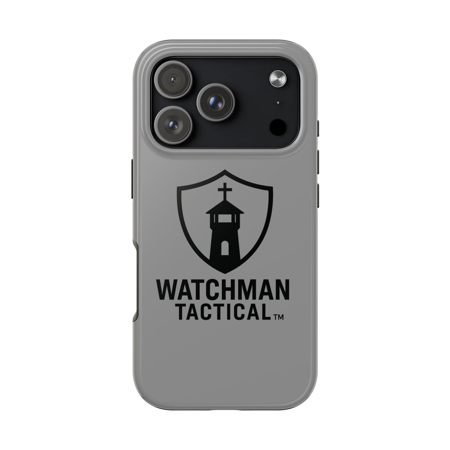 Watchman Tactical Phone Case — Rugged Protective Case with Shield & Lighthouse Logo