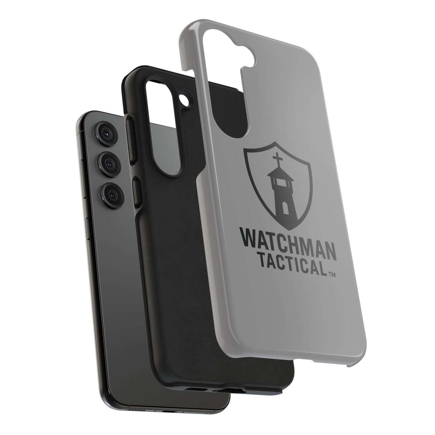 Watchman Tactical Phone Case — Rugged Protective Case with Shield & Lighthouse Logo
